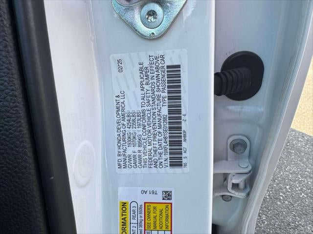 2025 Honda Civic Hybrid Sport