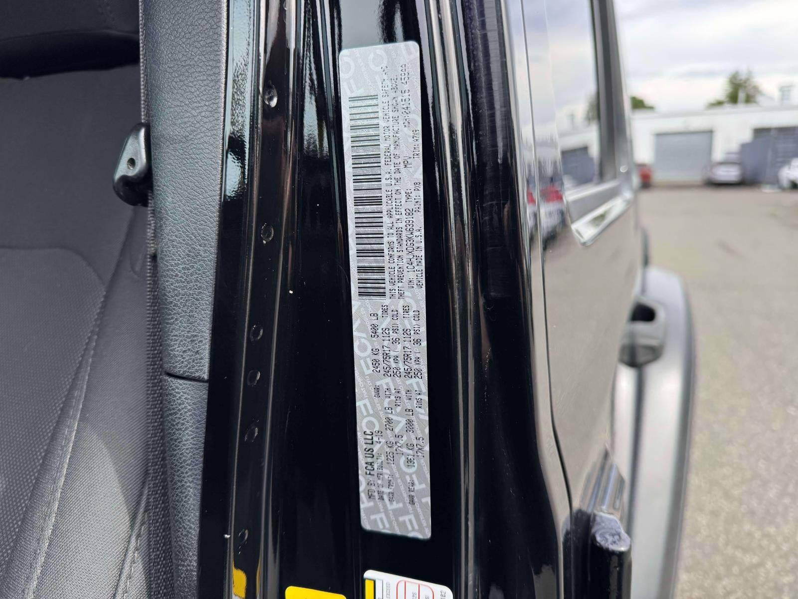 2019 Jeep Wrangler Unlimited Sport S 4x4