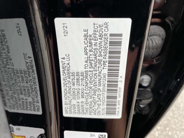 2022 Honda Accord Sport