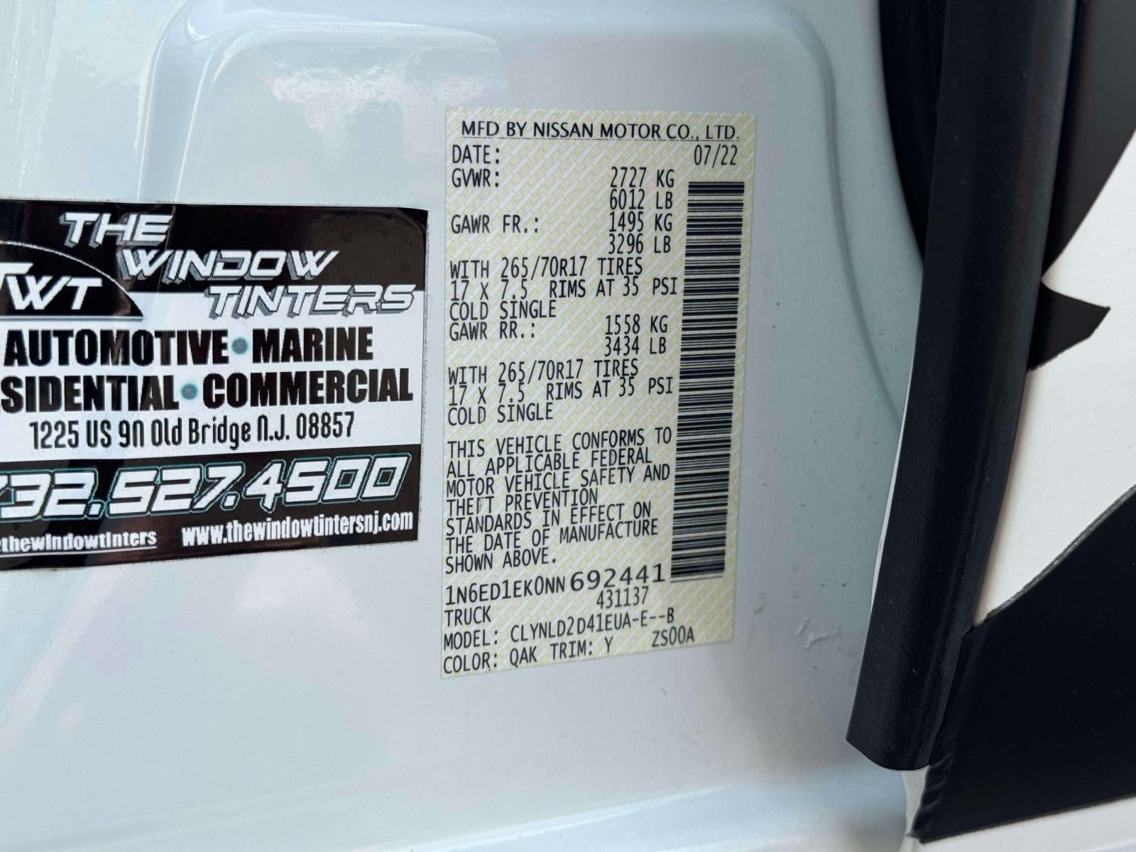 2022 Nissan Frontier Crew Cab PRO-4X 4x4