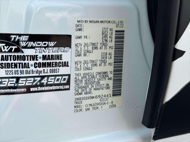 2022 Nissan Frontier Crew Cab PRO-4X 4x4