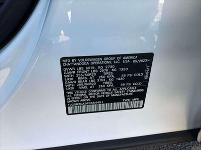 2023 Volkswagen Atlas 3.6L V6 SEL R-Line Black