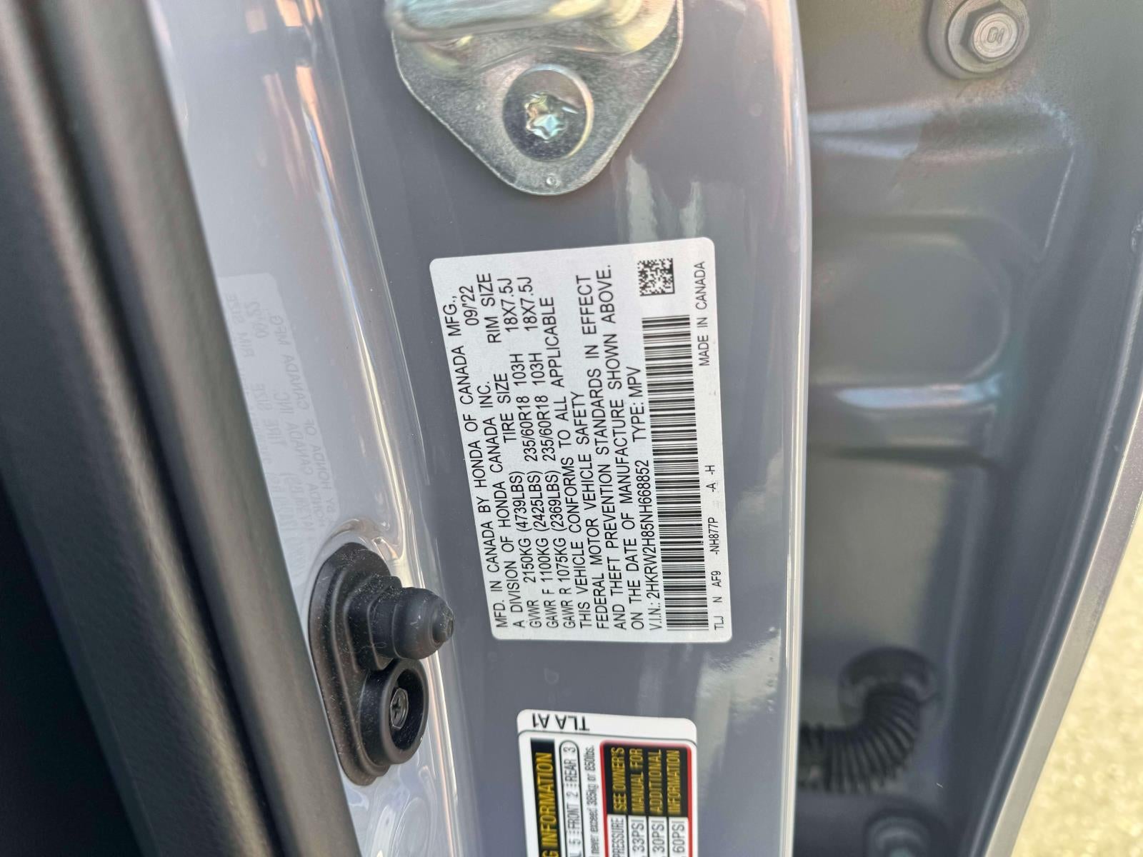 2022 Honda CR-V AWD EX-L