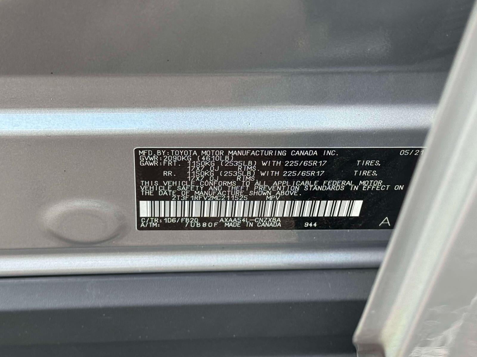 2021 Toyota RAV4 LE