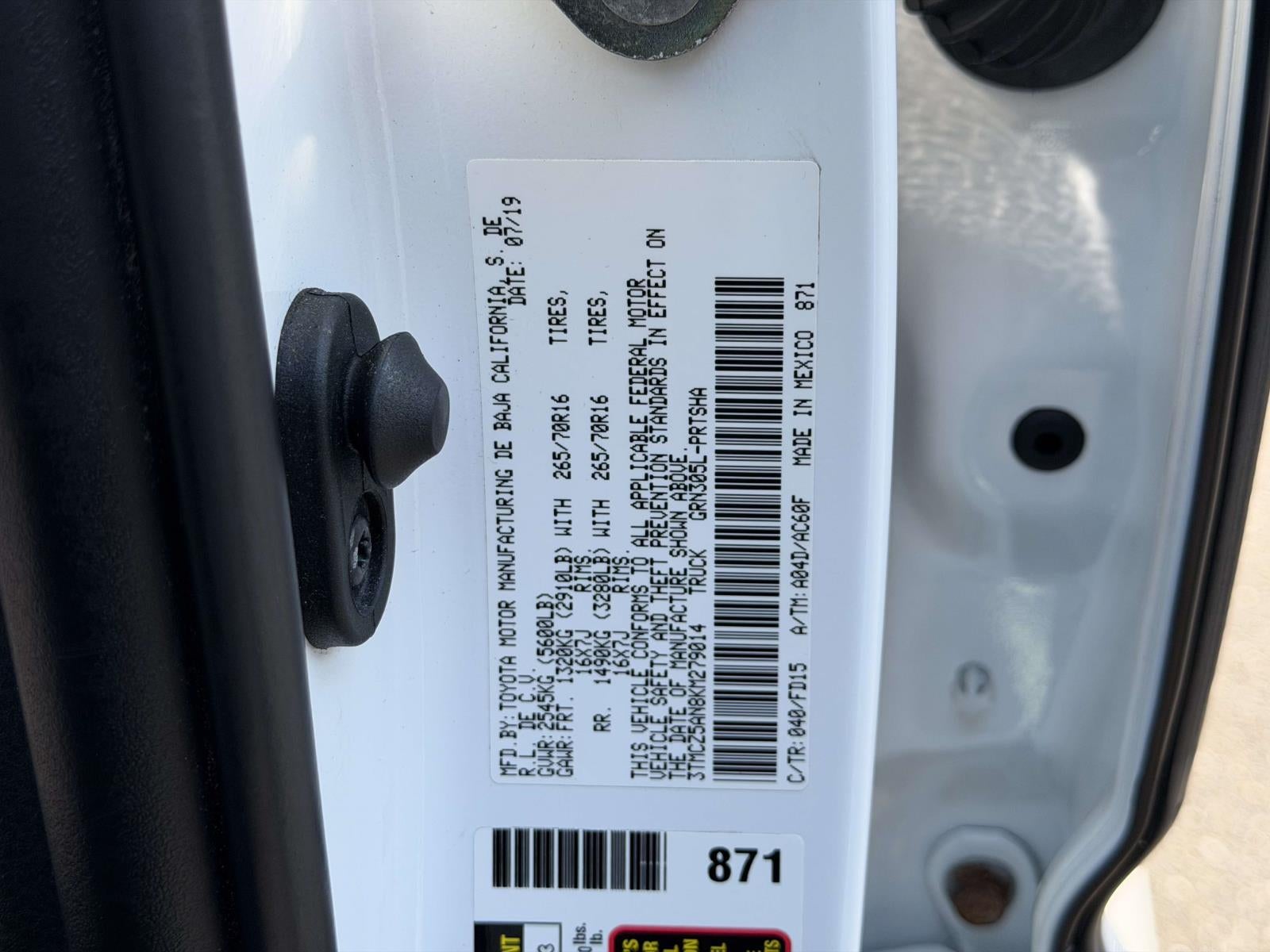 2019 Toyota Tacoma TRD Off Road