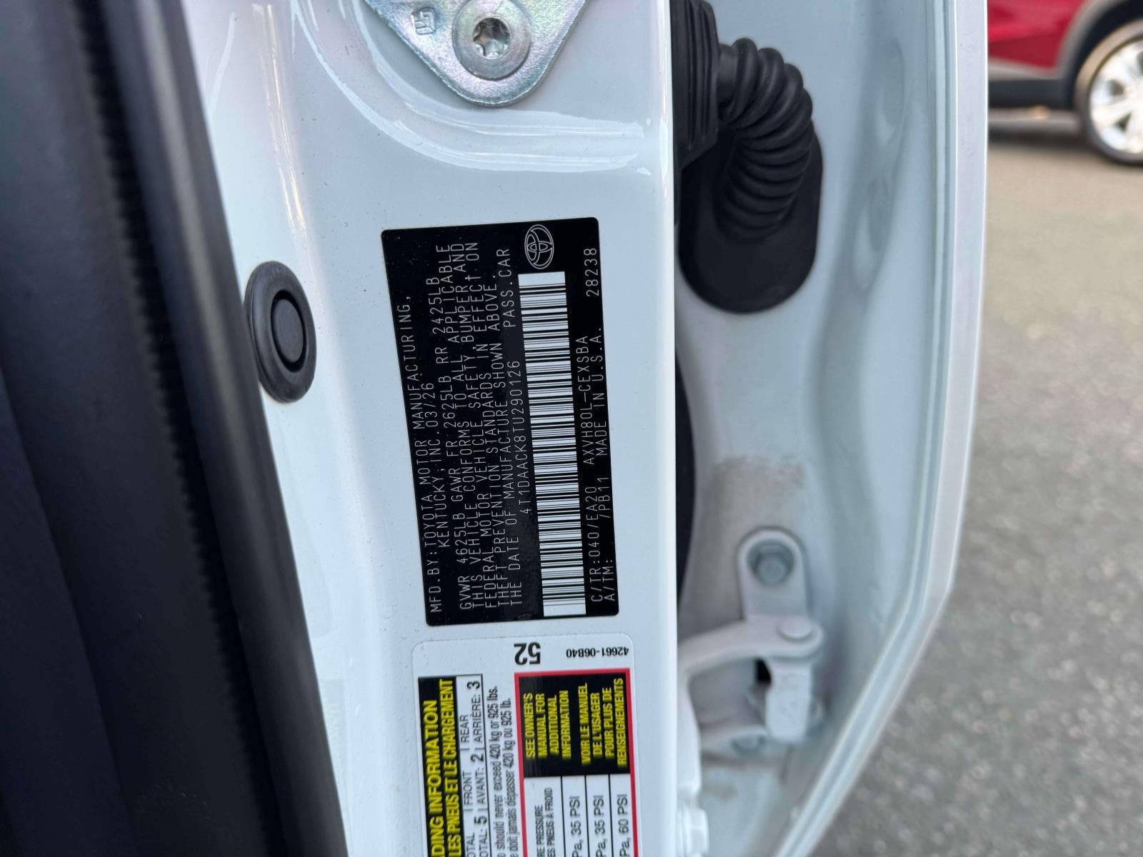 2026 Toyota Camry SE