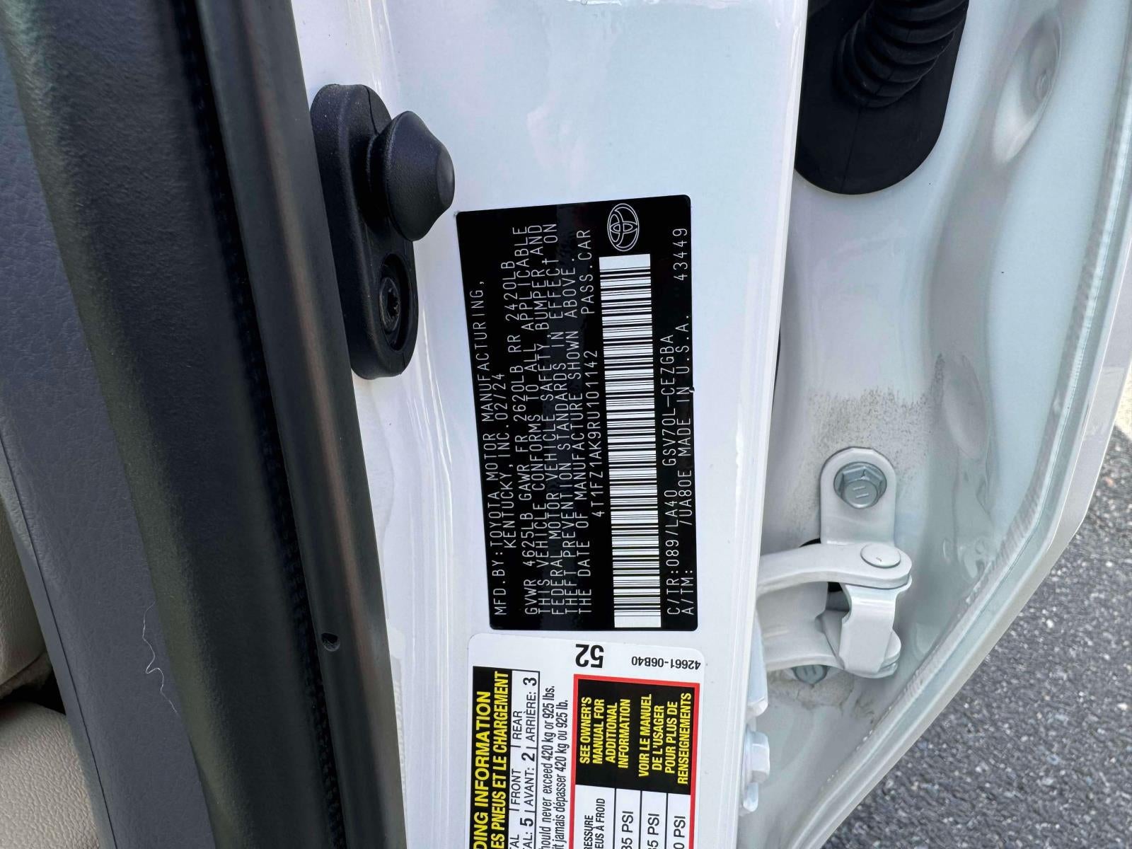 2024 Toyota Camry XLE V6