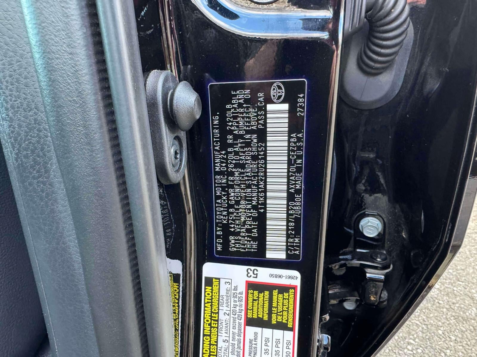 2024 Toyota Camry XSE