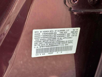 2011 Honda Pilot EX-L