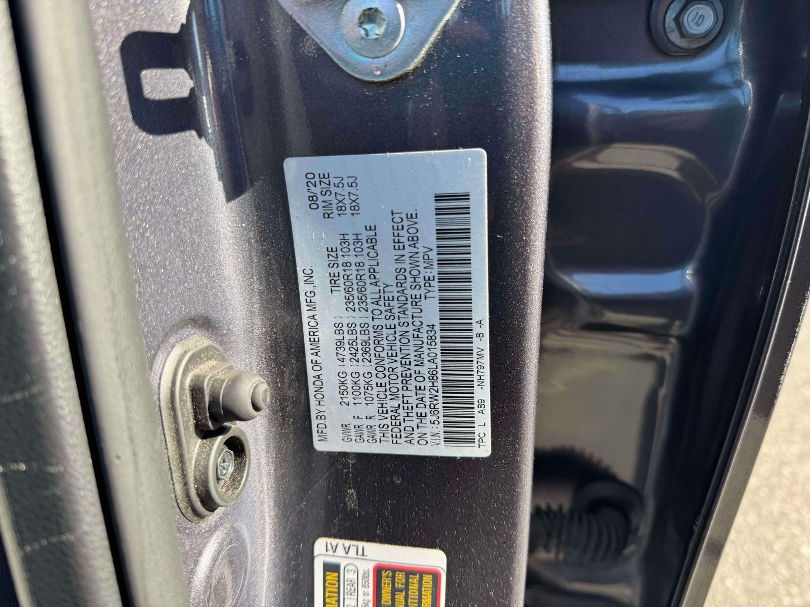 2020 Honda CR-V AWD EX-L
