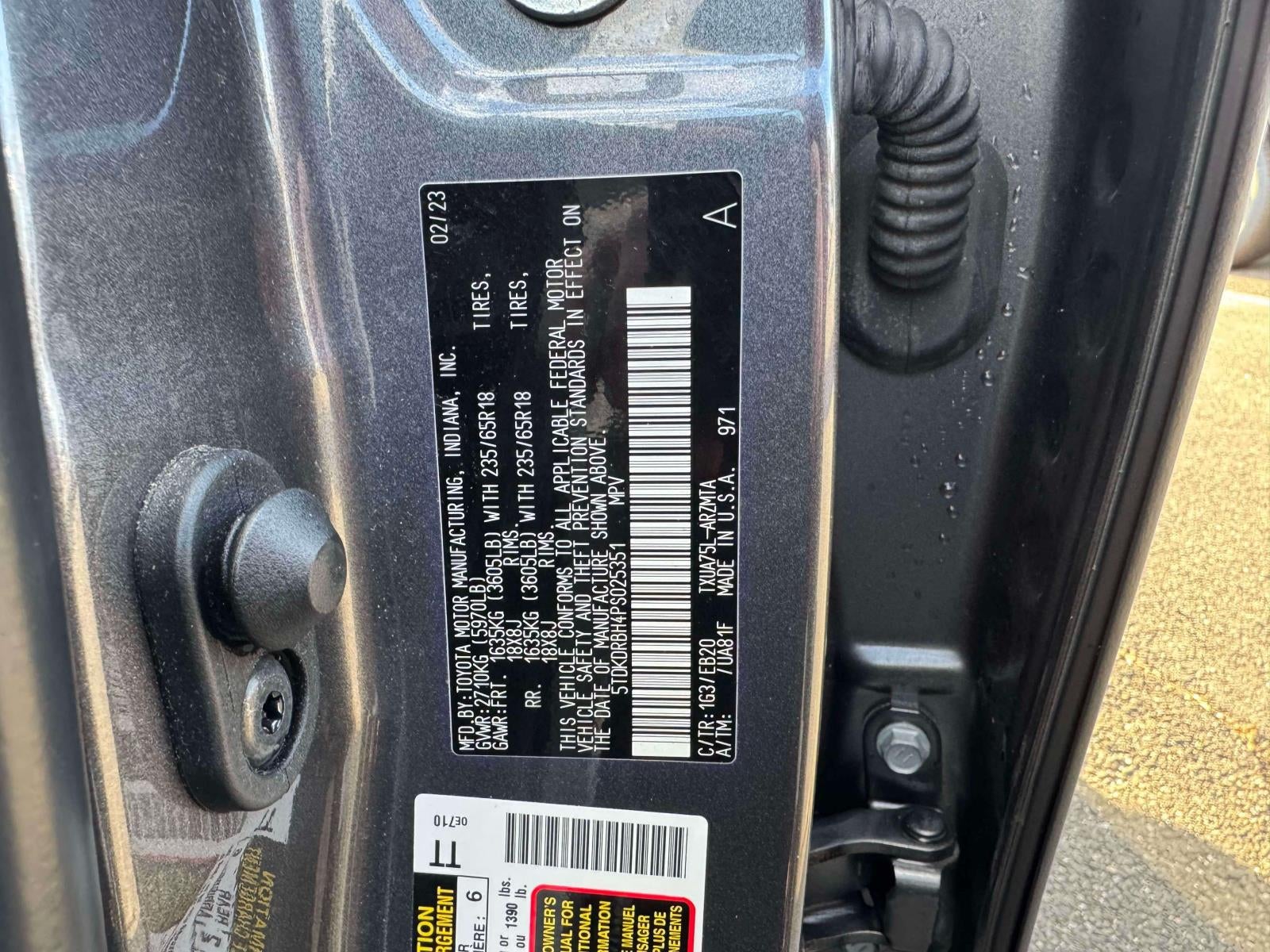 2023 Toyota Highlander XLE