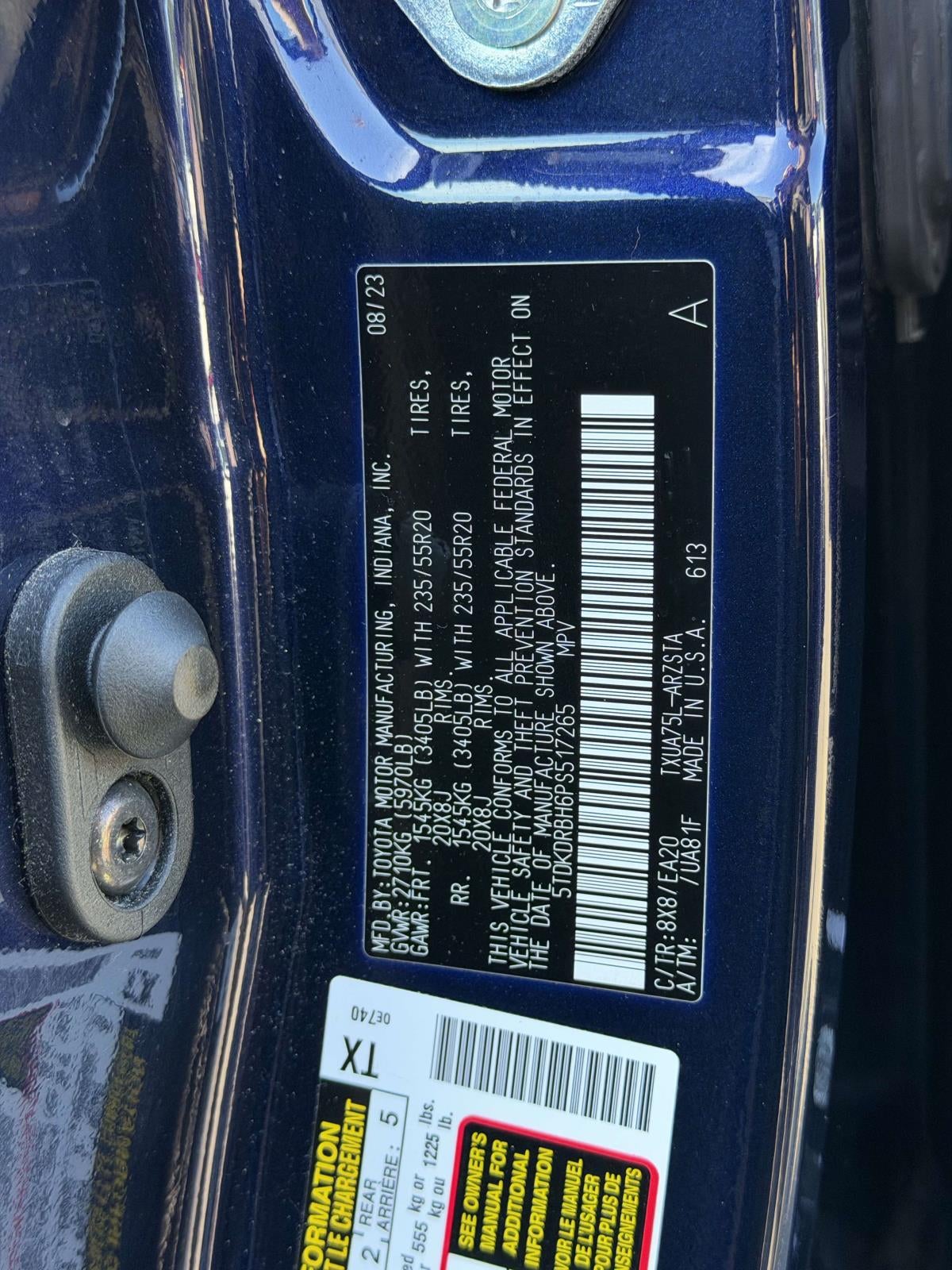 2023 Toyota Highlander XSE