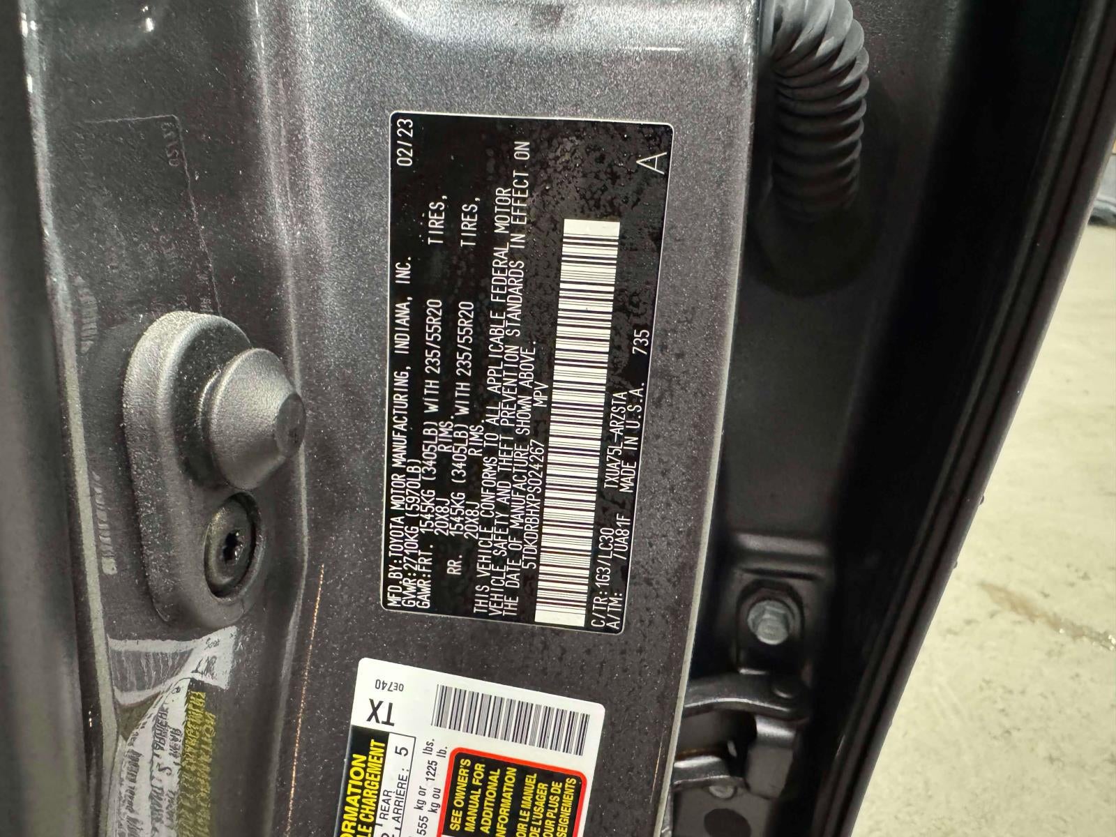 2023 Toyota Highlander XSE