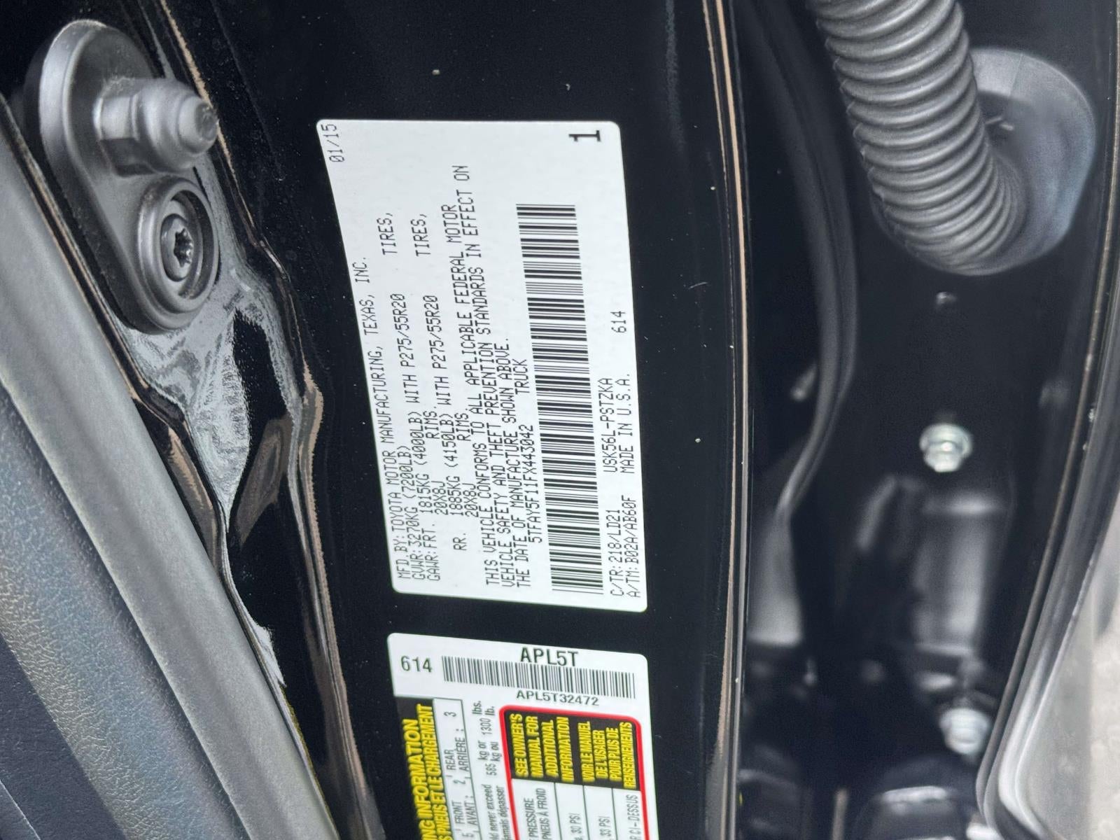 2015 Toyota Tundra 1794 5.7L V8