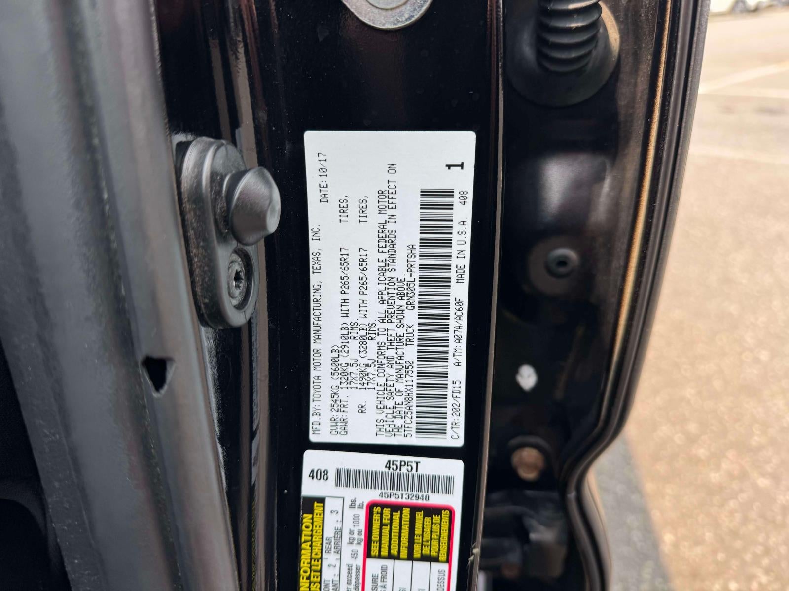 2017 Toyota Tacoma TRD Sport