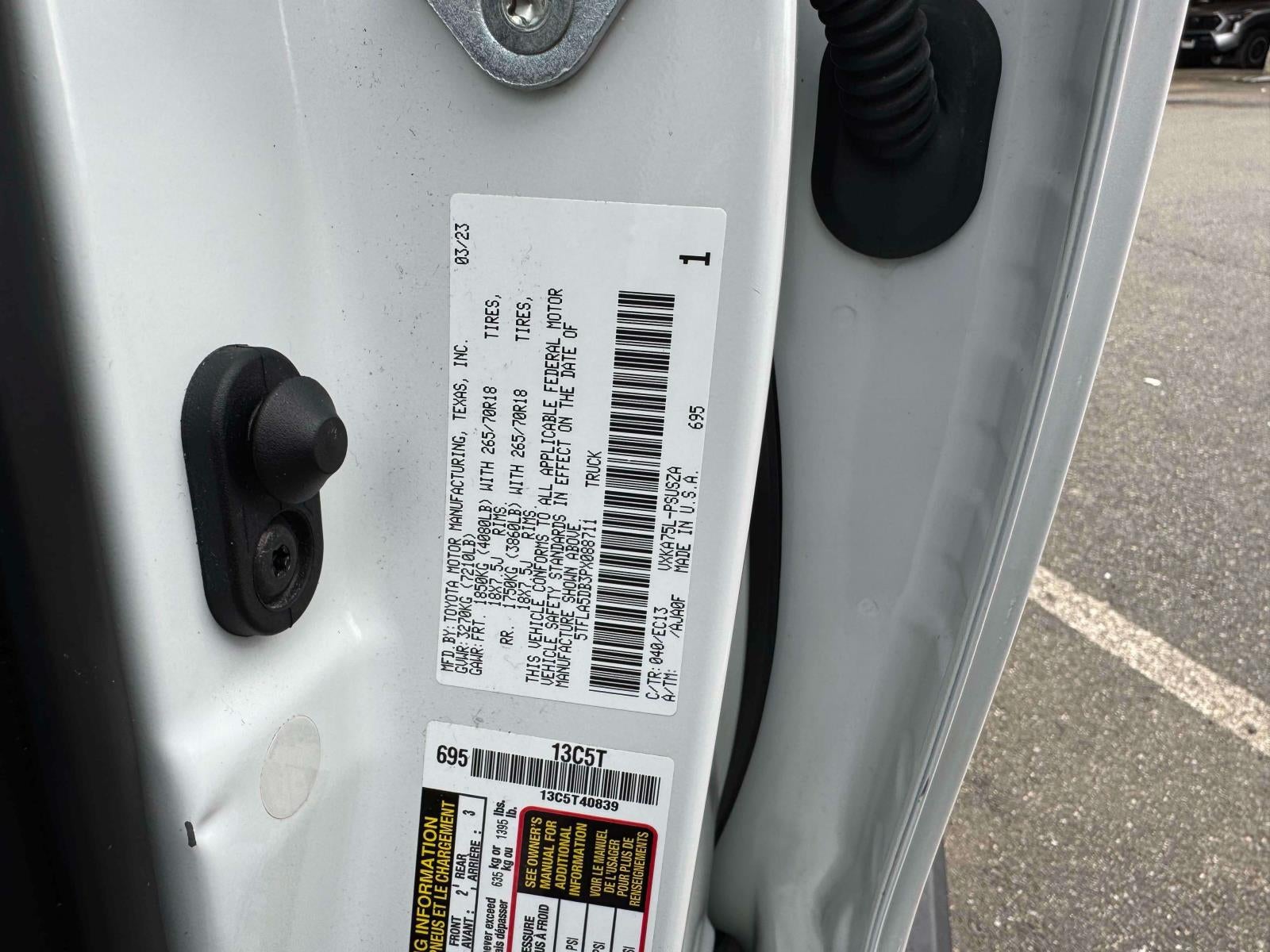 2023 Toyota Tundra SR5