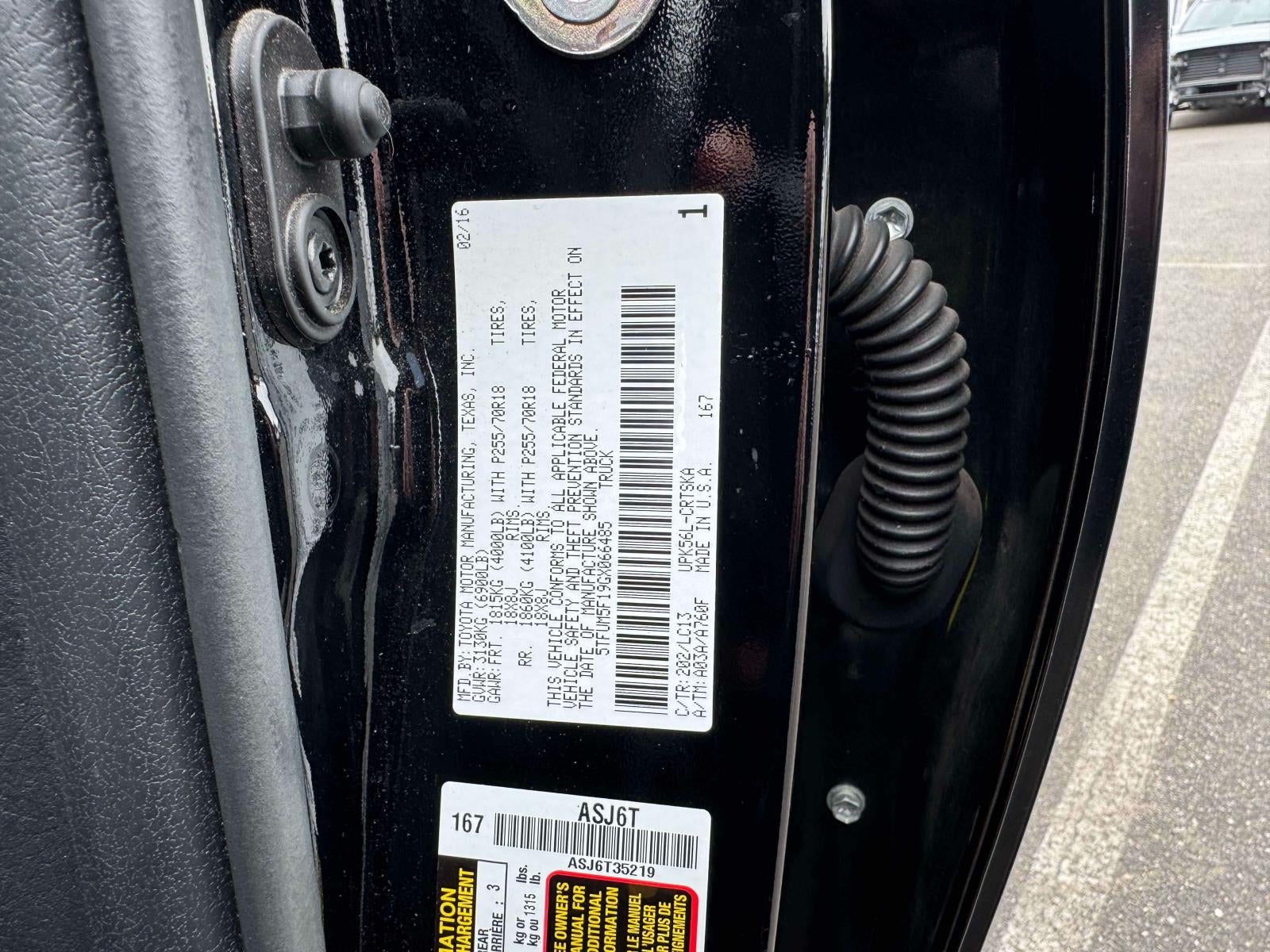 2016 Toyota Tundra SR 4.6L V8