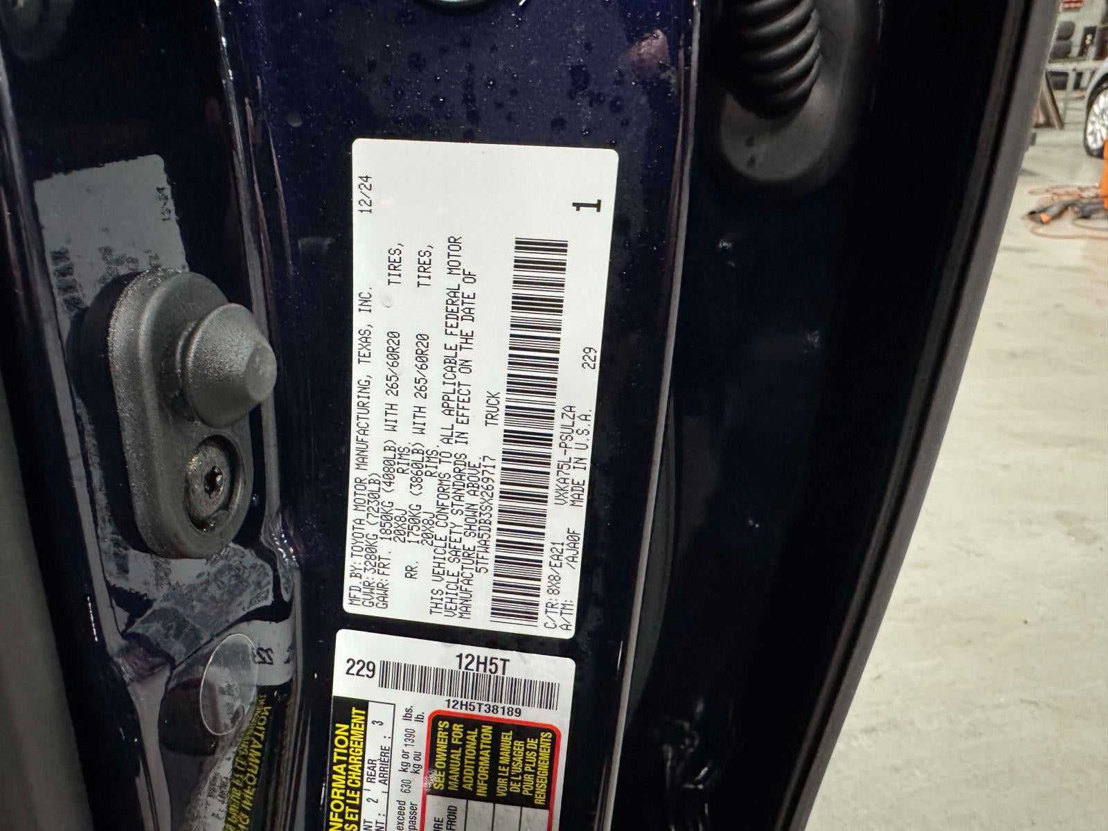 2025 Toyota Tundra Limited