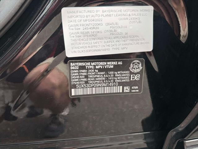 2022 BMW X3 xDrive30i