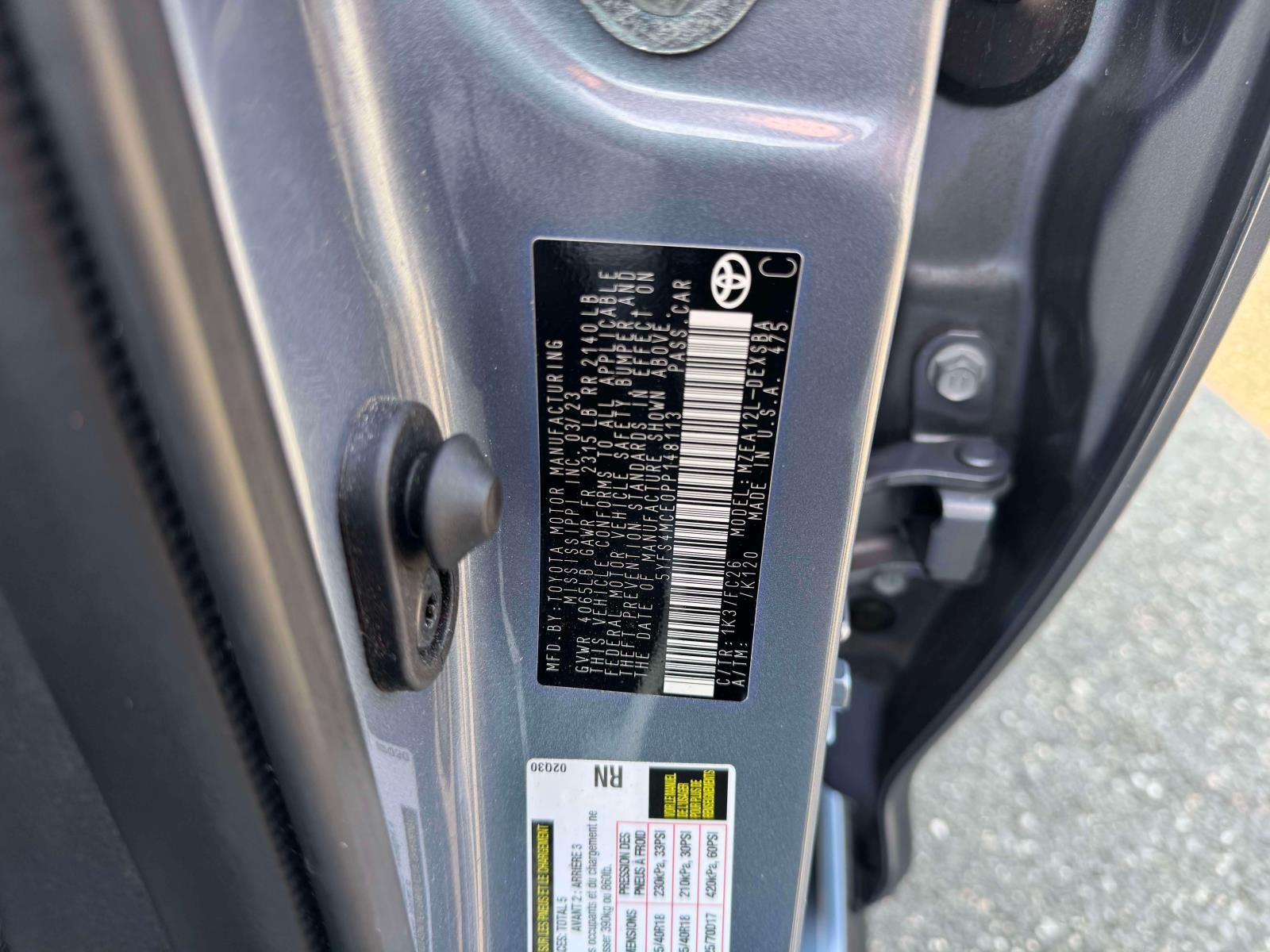2023 Toyota Corolla SE