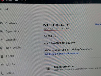 2023 Tesla Model Y Performance Dual Motor All-Wheel Drive