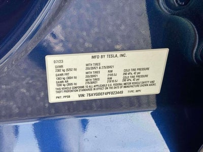 2023 Tesla Model Y Performance Dual Motor All-Wheel Drive