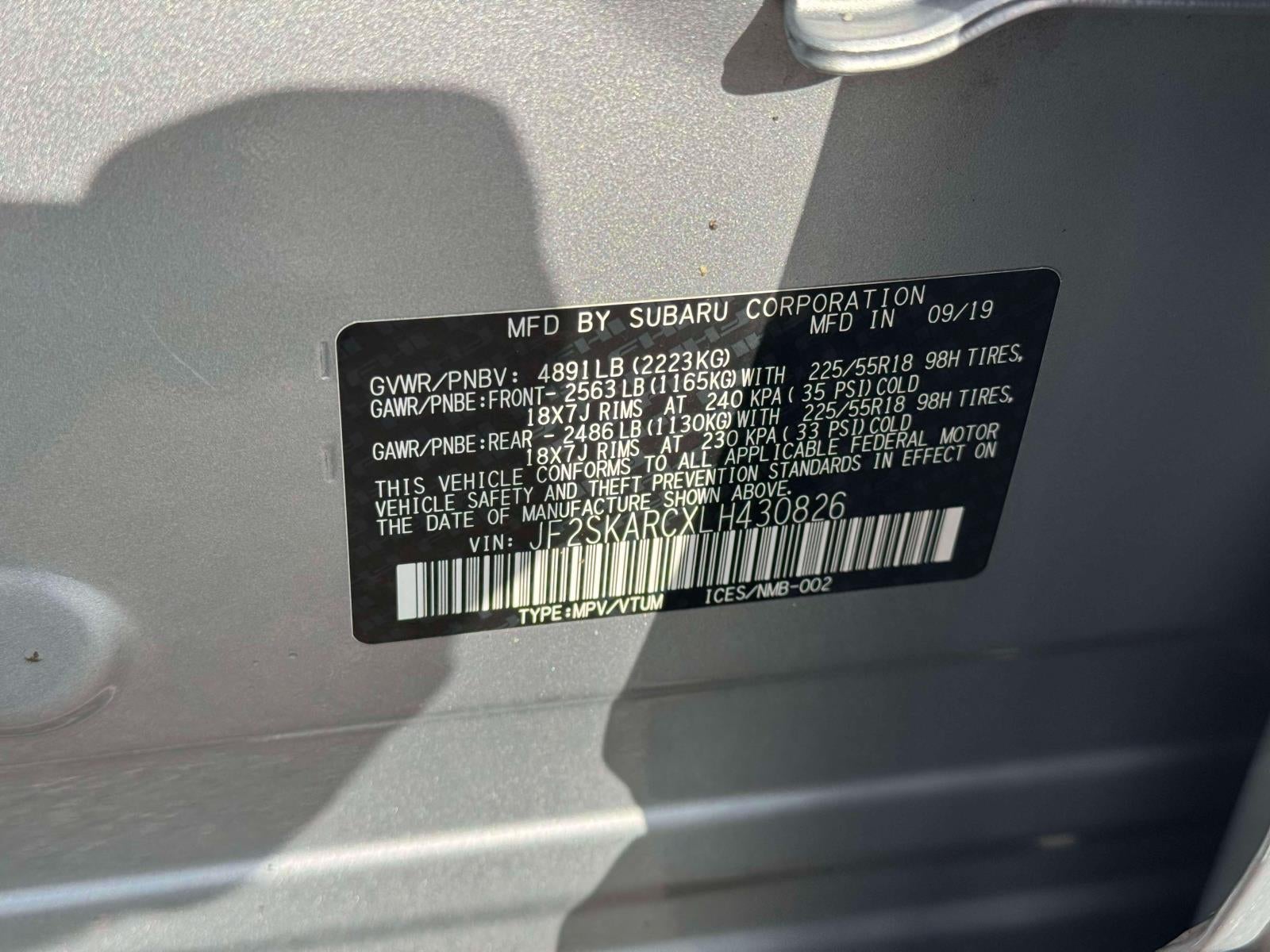 2020 Subaru Forester Sport