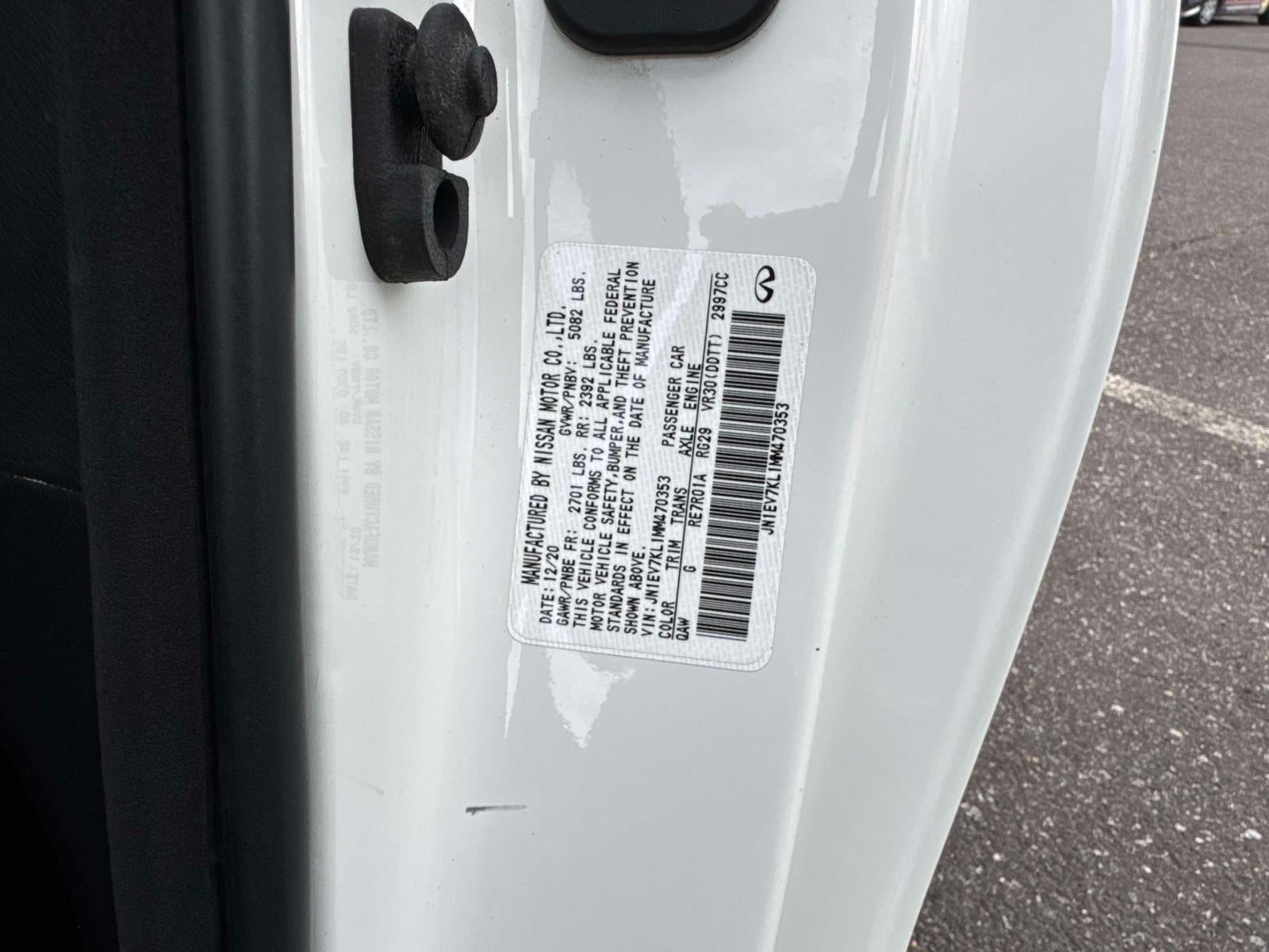 2021 INFINITI Q60 LUXE AWD