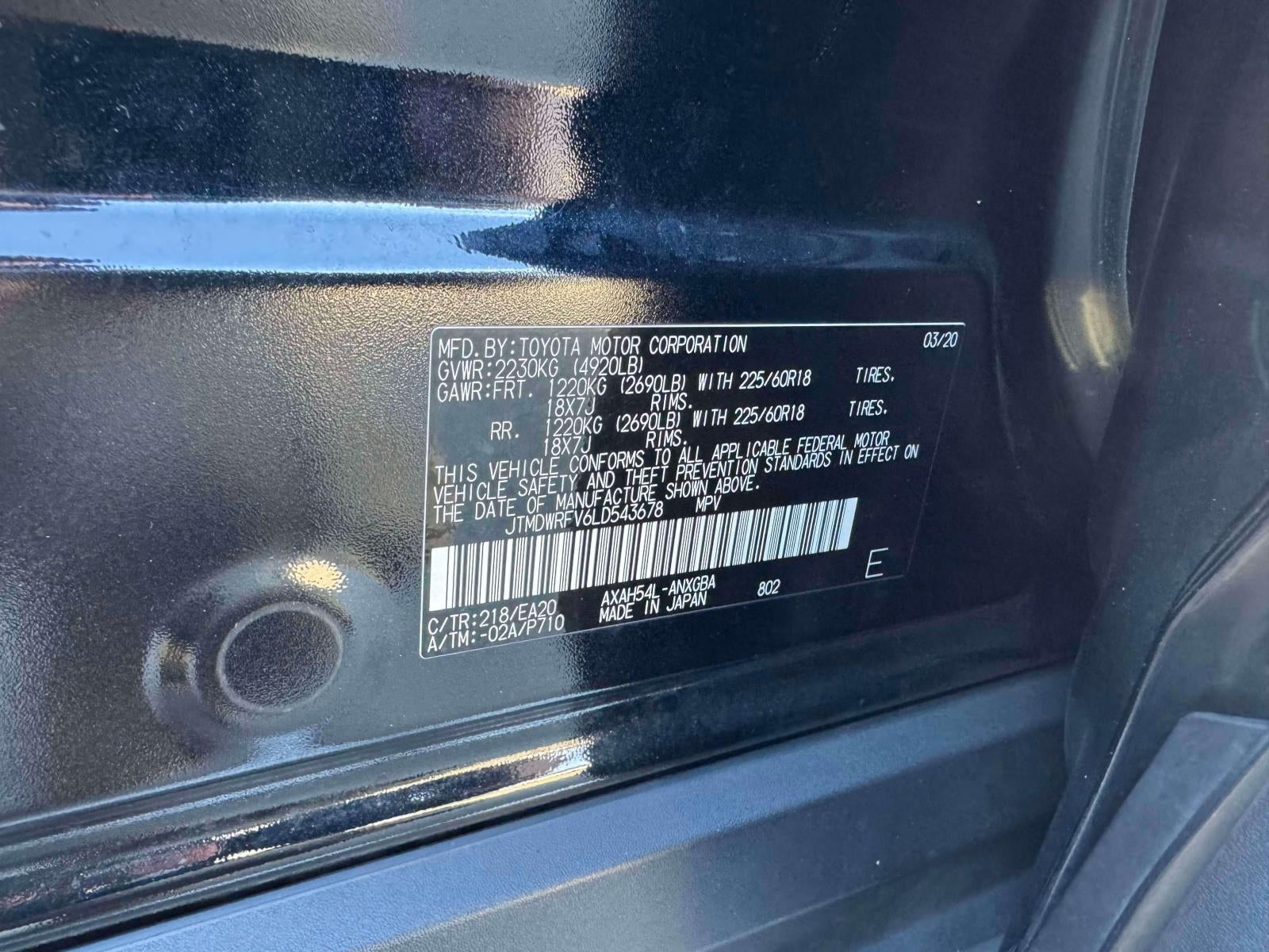 2020 Toyota RAV4 Hybrid Limited