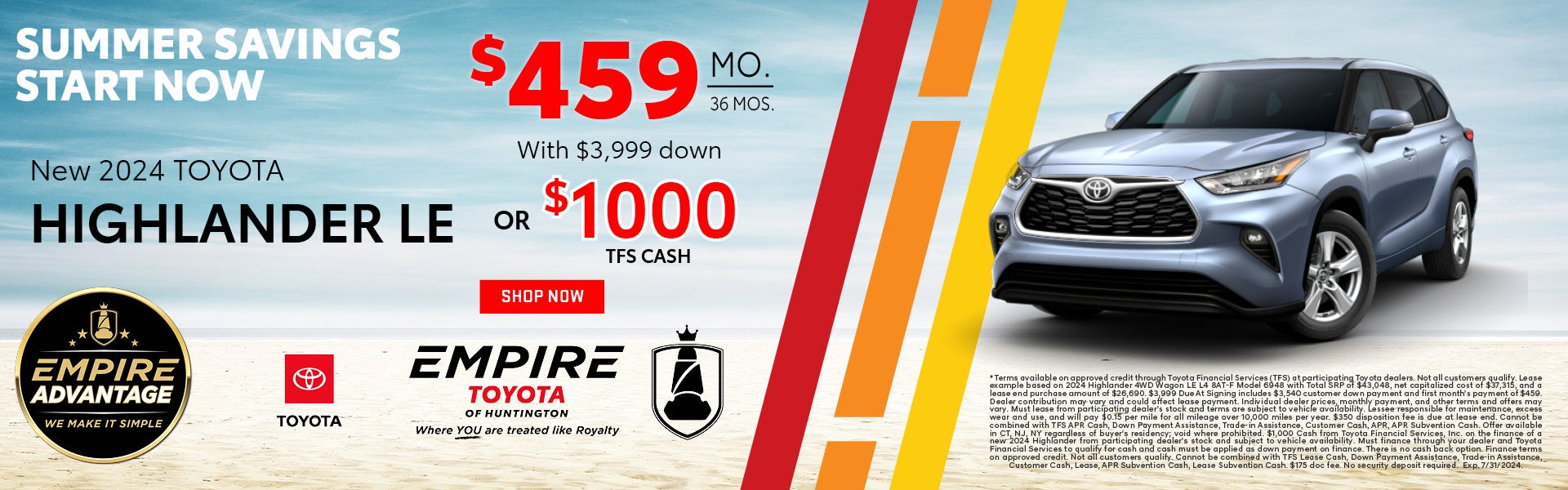 Empire Toyota of Huntington | New & Used Toyota Dealer