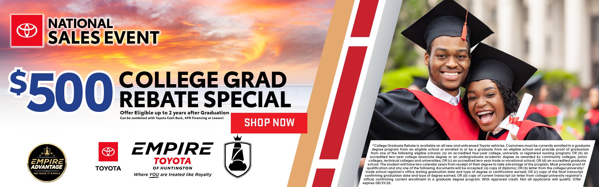 $500 College Grad Rebate