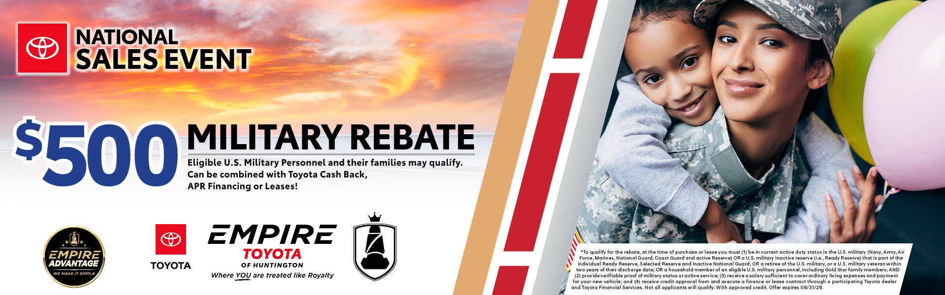 $500 Military Rebate