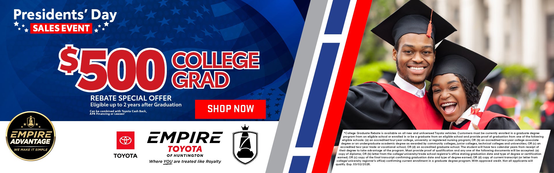 $500 College Grad Rebate