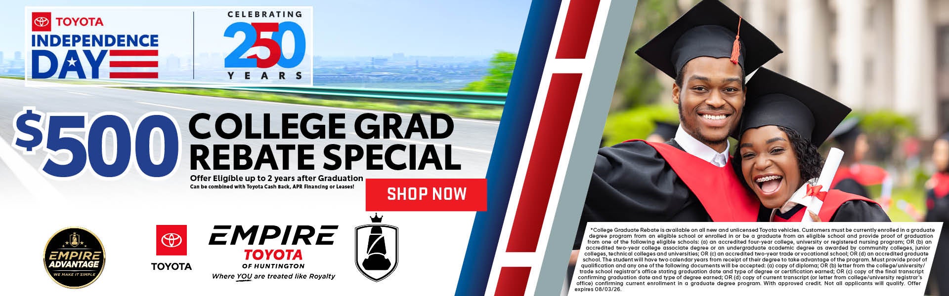 $500 College Grad Rebate