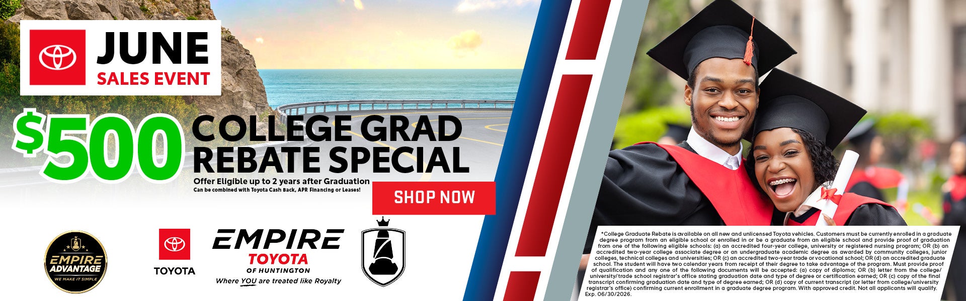 $500 College Grad Rebate