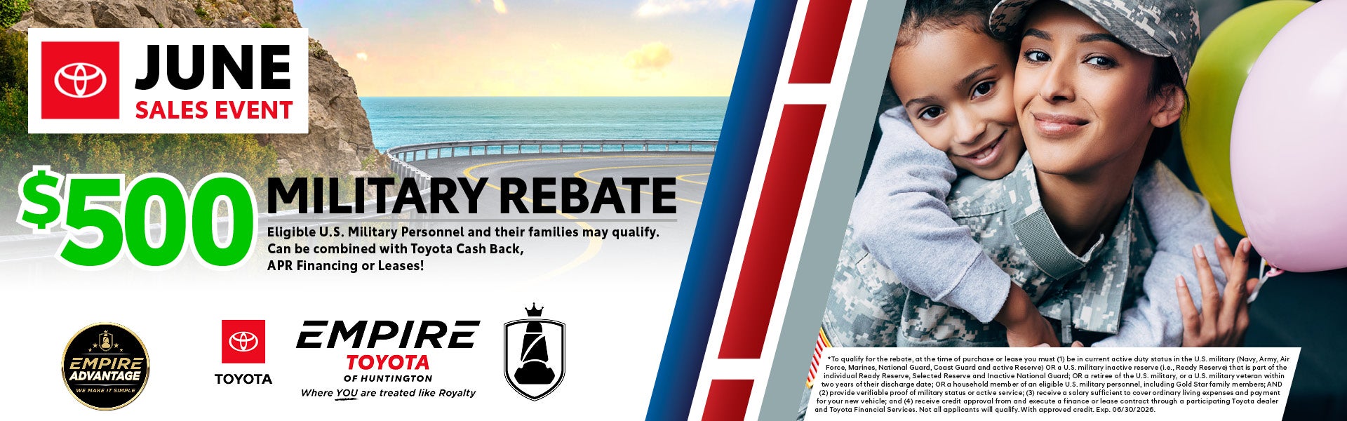 $500 Military Rebate