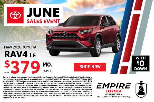 New 2026 Toyota RAV4 LE