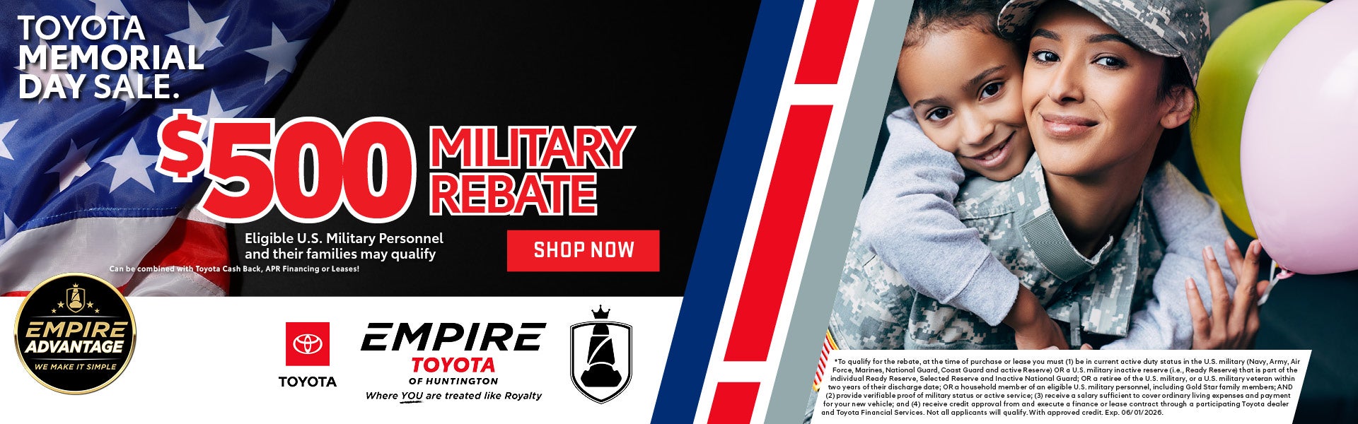 $500 Military Rebate