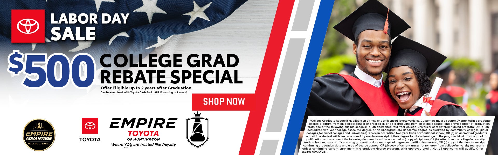 $500 College Grad Rebate 