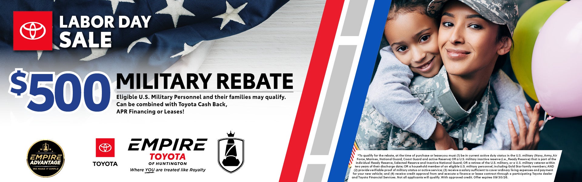 $500 Military Rebate