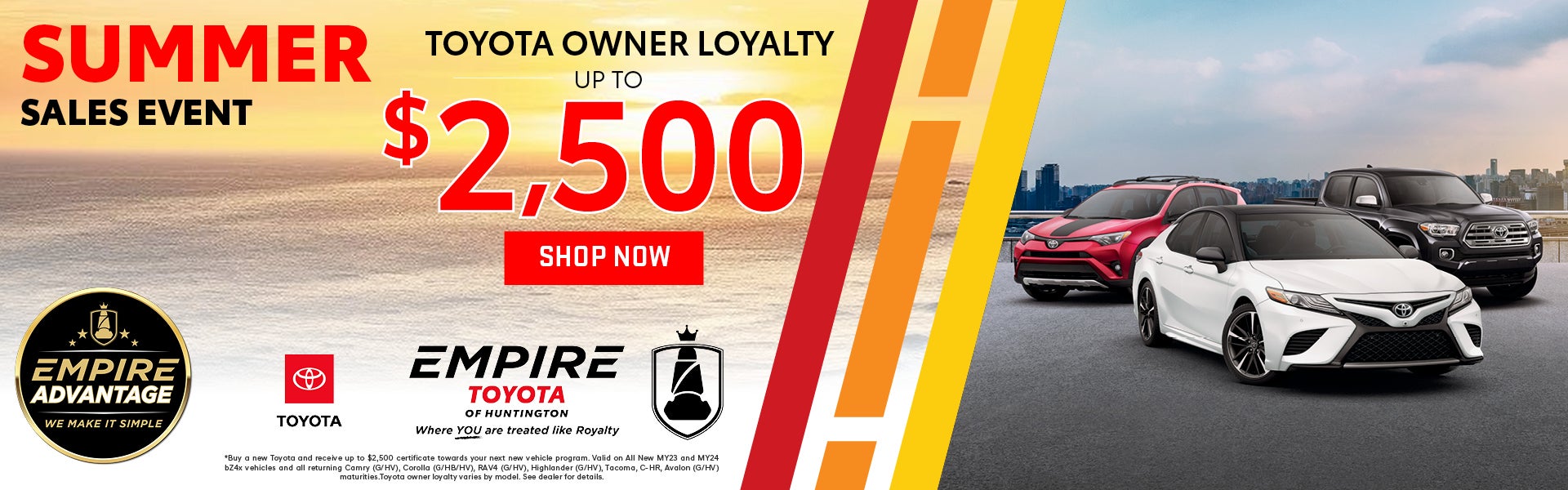 Empire Toyota of Huntington | New & Used Toyota Dealer
